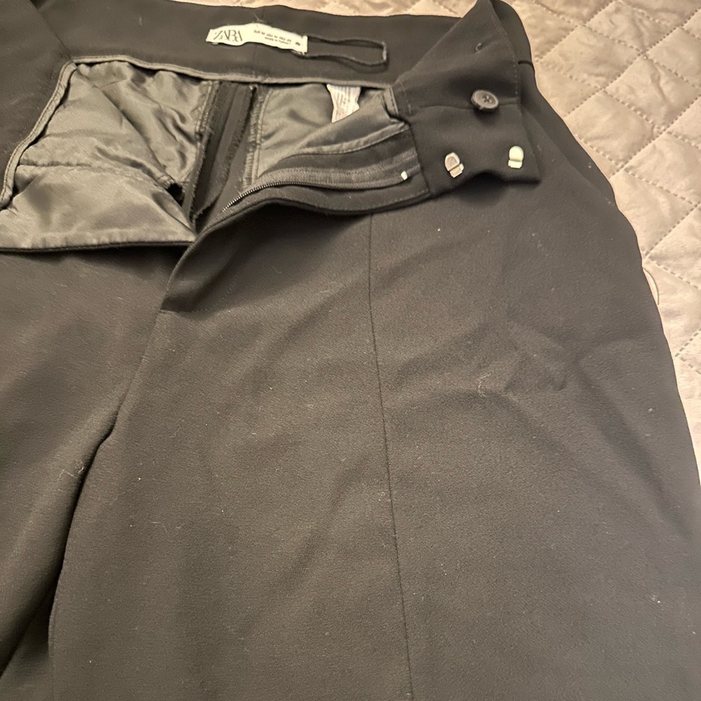 ZARA HIGHWASTED TROUSERS W/O BELT